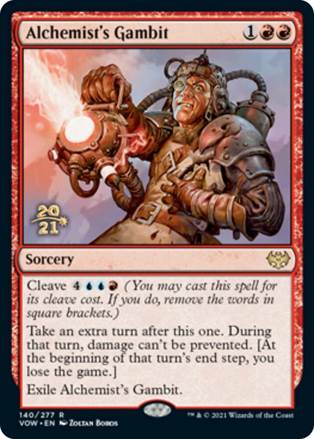 0140 Alchemist's Gambit R Prerelease Cards