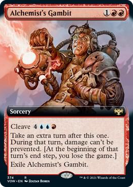 0374 Alchemist's Gambit (Extended Art) R Innistrad: Crimson Vow