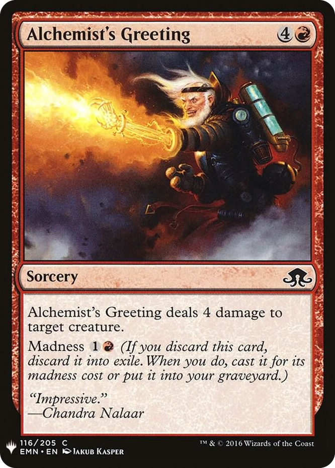 0116 Alchemist's Greeting C The List Reprints