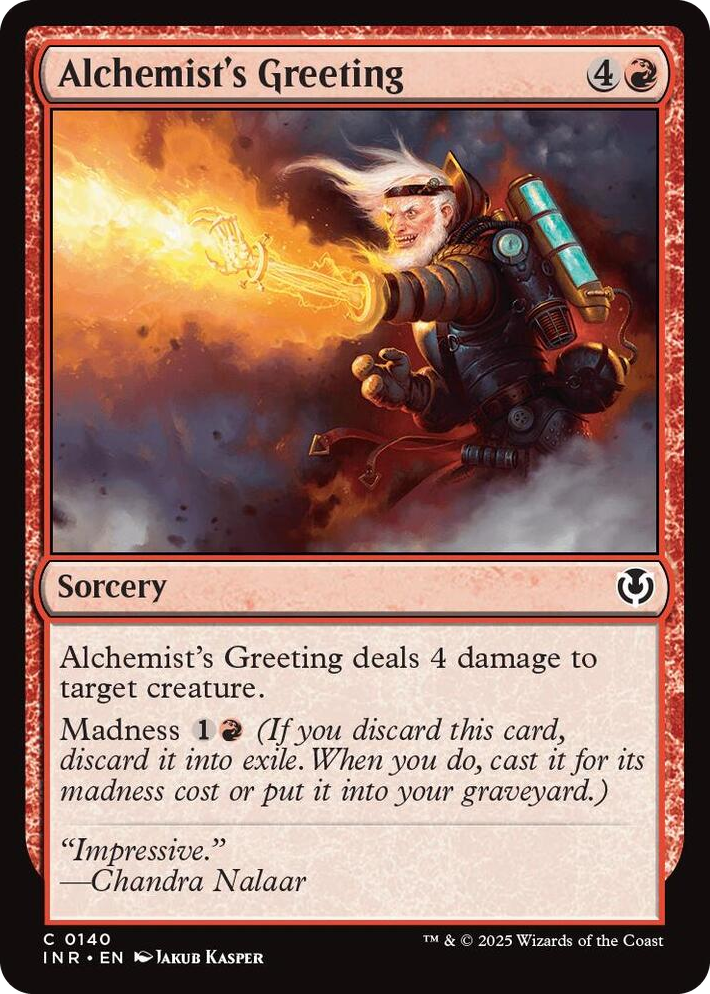 0140 Alchemist's Greeting C Innistrad Remastered