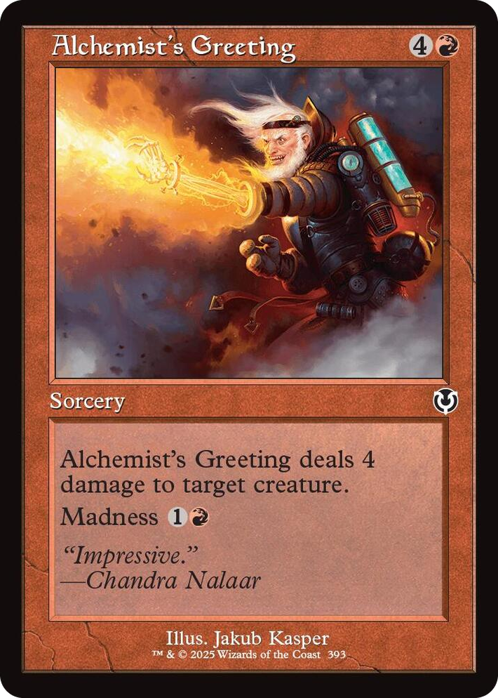 0393 Alchemist's Greeting (Retro Frame) C Innistrad Remastered