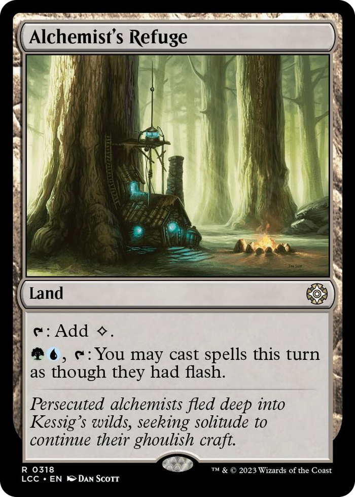 Alchemist's Refuge #318 R - Commander: The Lost Caverns of Ixalan Pokemon card
