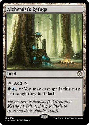 0318 Alchemist's Refuge R Commander: The Lost Caverns of Ixalan