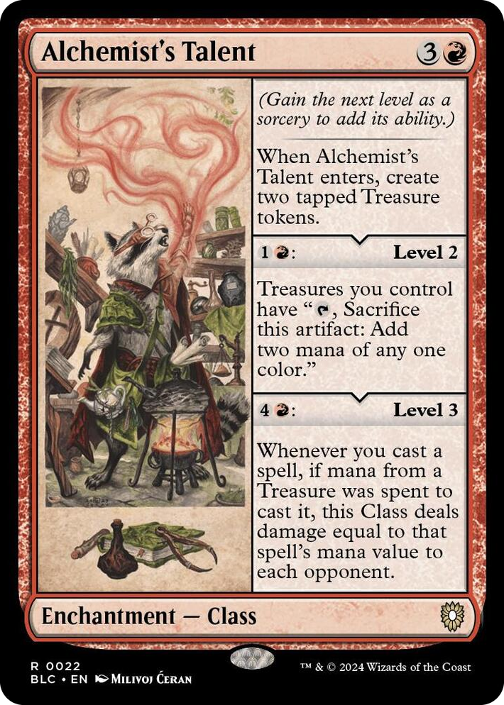 0022 Alchemist's Talent R Commander: Bloomburrow