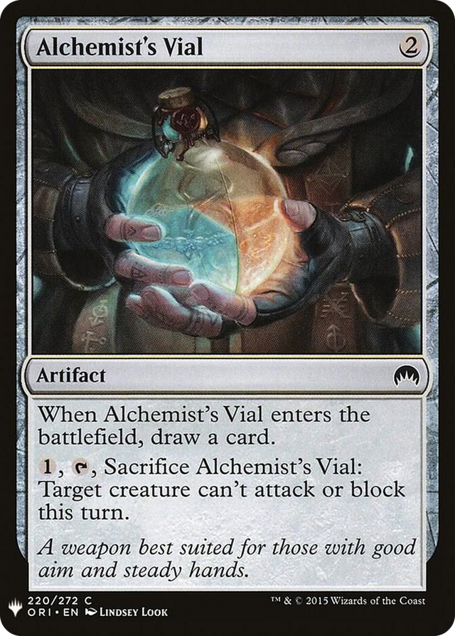 0220 Alchemist's Vial C The List Reprints