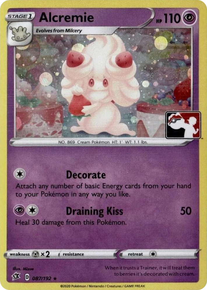 0087 Alcremie - 087/192 (League Promo) Promo League & Championship Cards