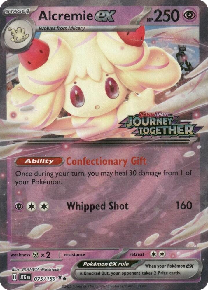 0075 Alcremie ex (Journey Together Stamped) Double Rare Miscellaneous Cards & Products