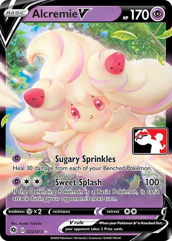 0022 Alcremie V Ultra Rare Prize Pack Series Cards