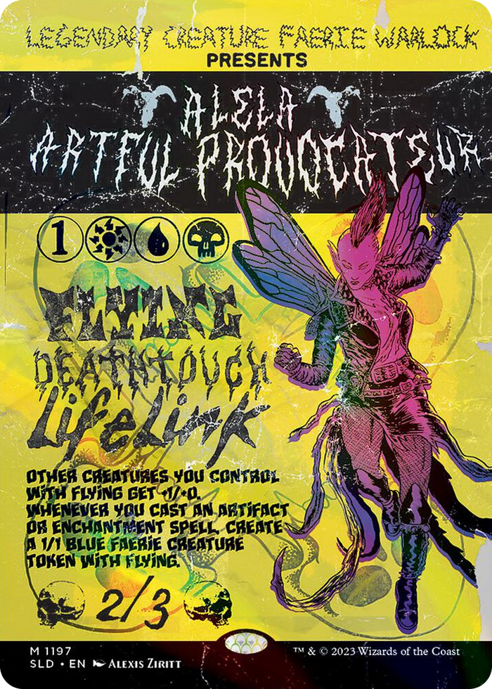 Alela, Artful Provocateur (1197) #1197 M - Secret Lair Drop Series Pokemon card