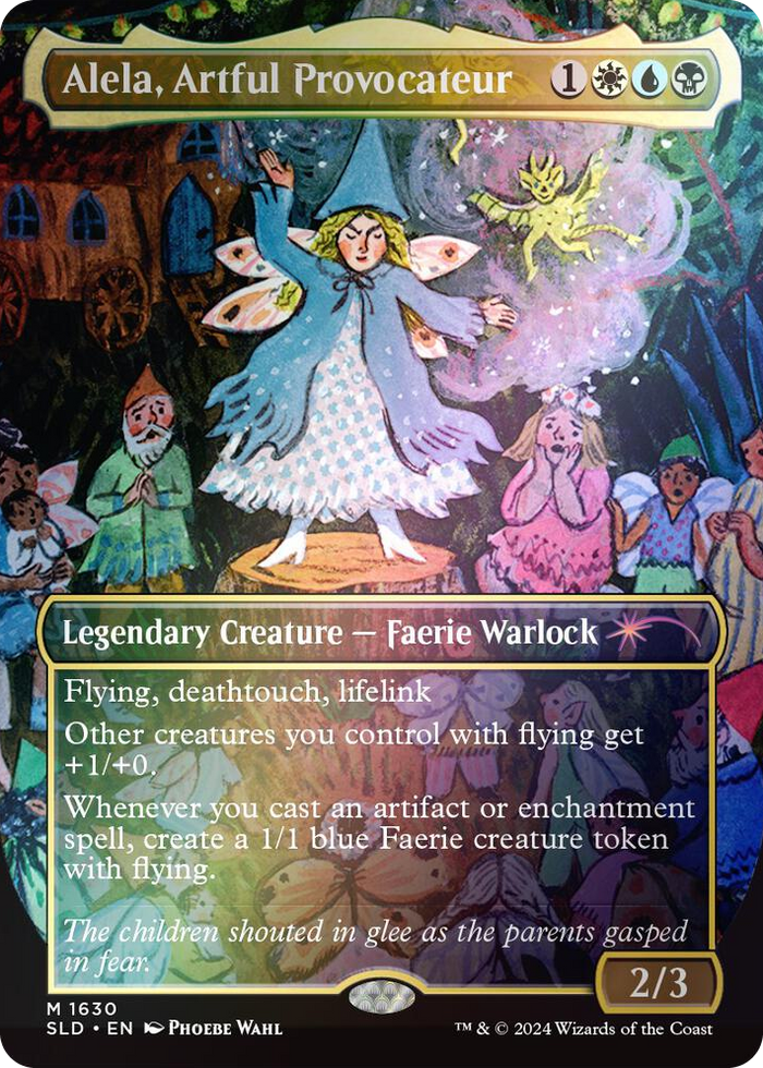 Alela, Artful Provocateur (1630) (Rainbow Foil) #1630 M - Secret Lair Drop Series Pokemon card