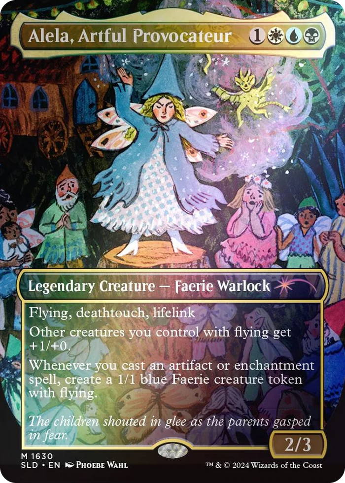 1630 Alela, Artful Provocateur (1630) (Rainbow Foil) M Secret Lair Drop Series