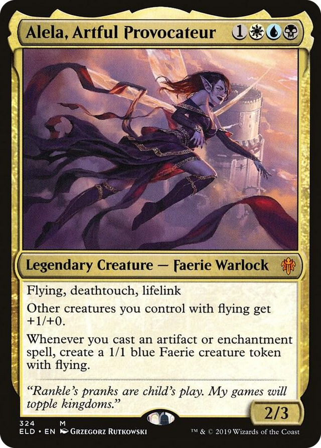 0324 Alela, Artful Provocateur M Throne of Eldraine