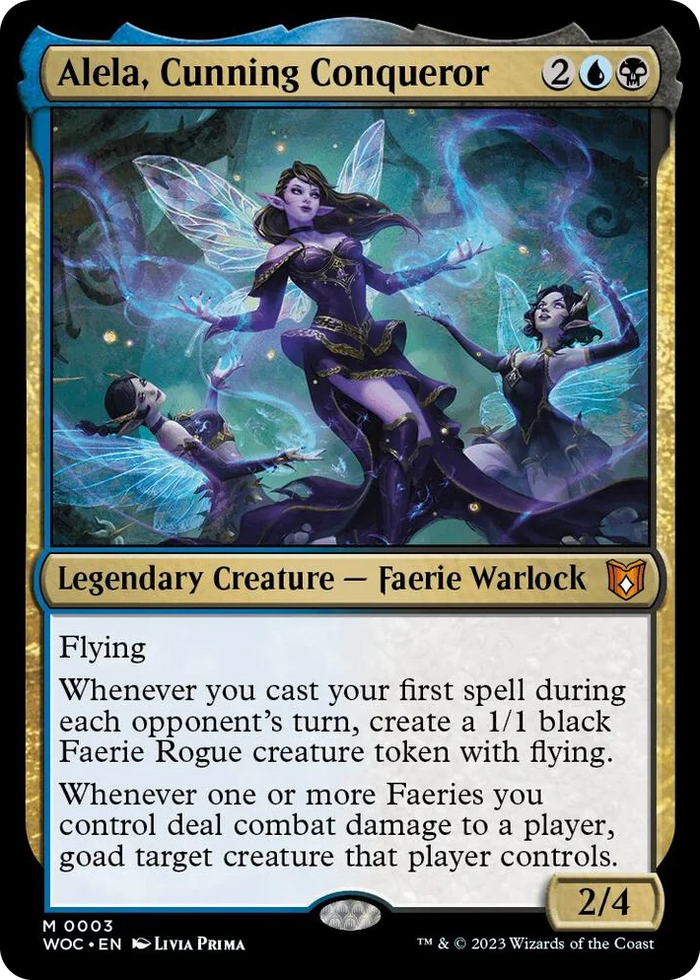 0003 Alela, Cunning Conqueror M Commander: Wilds of Eldraine