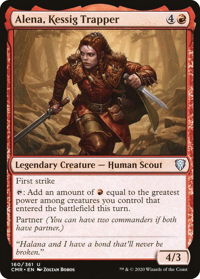 0160 Alena, Kessig Trapper U Commander Legends