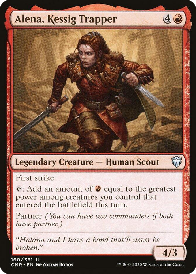 0160 Alena, Kessig Trapper U Commander Legends