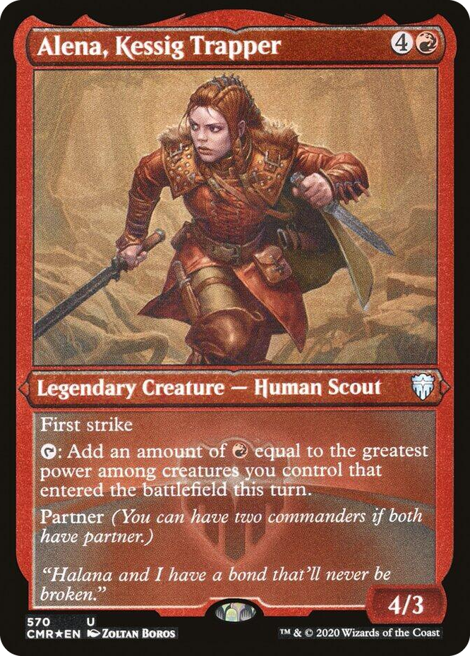 0570 Alena, Kessig Trapper (Foil Etched) U Commander Legends