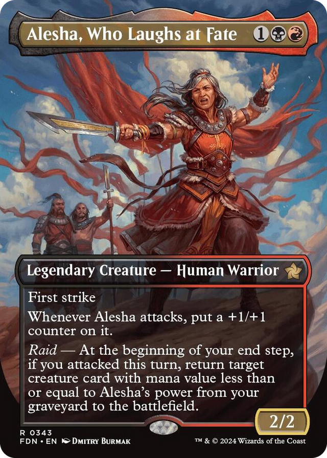 0343 Alesha, Who Laughs at Fate (Borderless) R Foundations