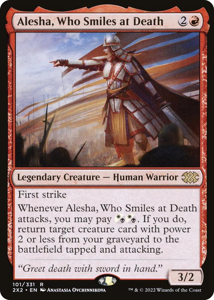 0101 Alesha, Who Smiles at Death R Double Masters 2022