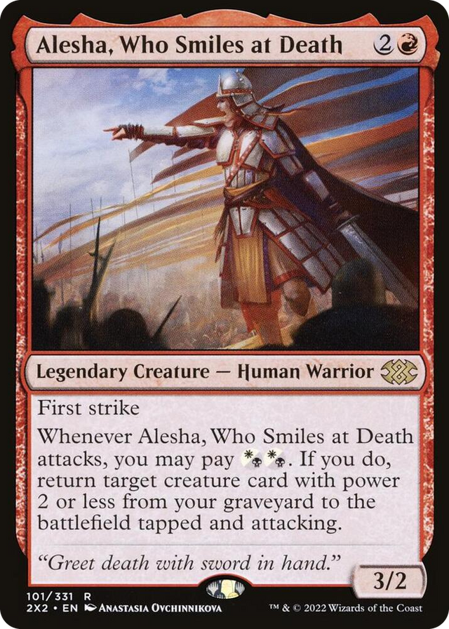 0101 Alesha, Who Smiles at Death R Double Masters 2022