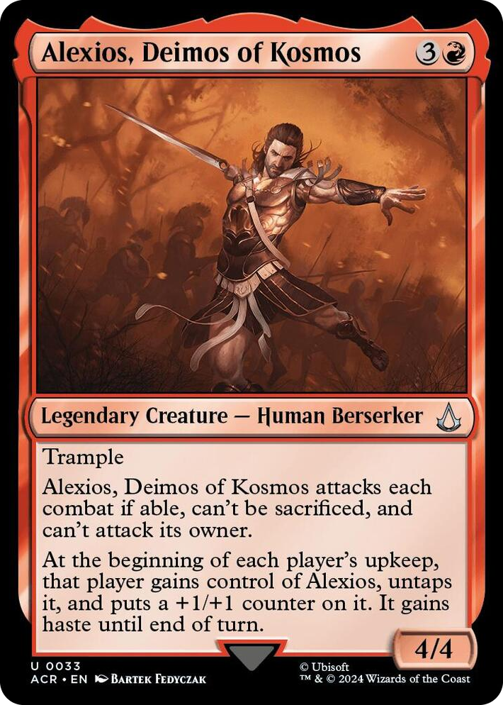 0033 Alexios, Deimos of Kosmos U Universes Beyond: Assassin's Creed