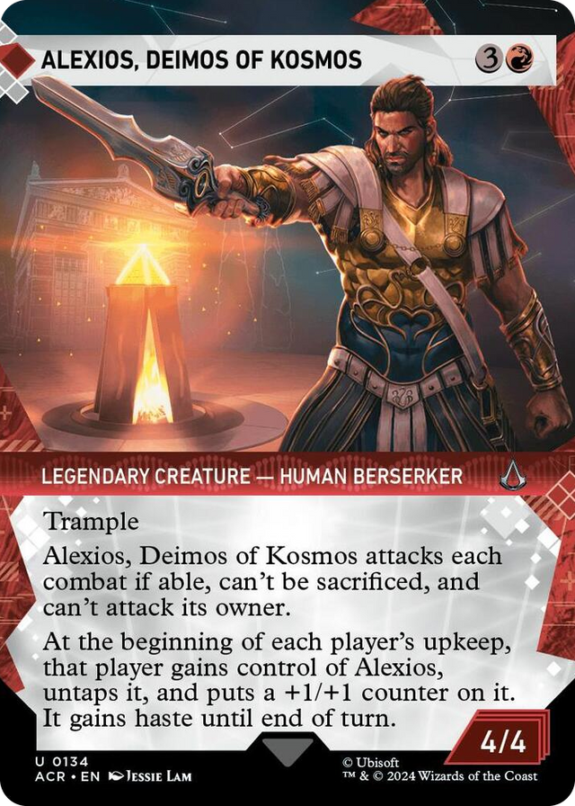 0134 Alexios, Deimos of Kosmos (Showcase) U Universes Beyond: Assassin's Creed