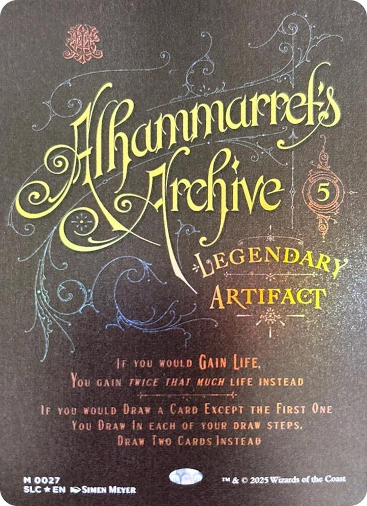 0027 Alhammarret's Archive M Secret Lair Countdown Kit