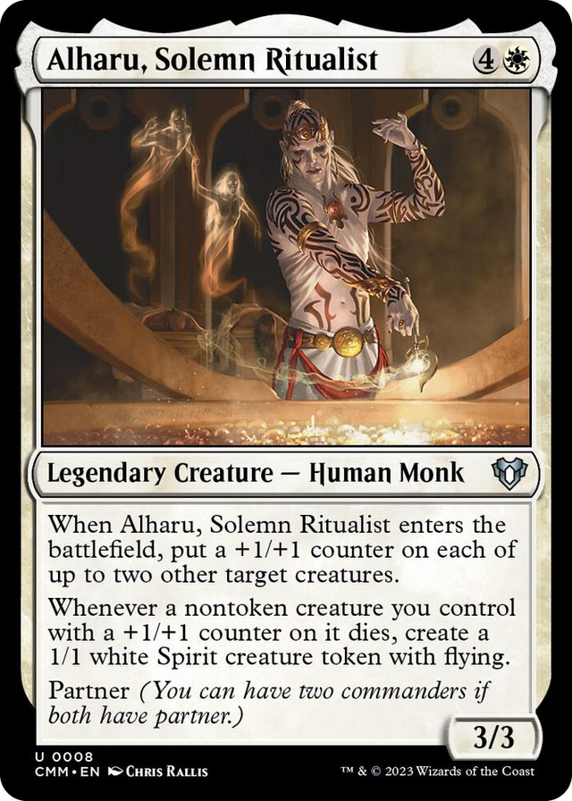 0008 Alharu, Solemn Ritualist U Commander Masters