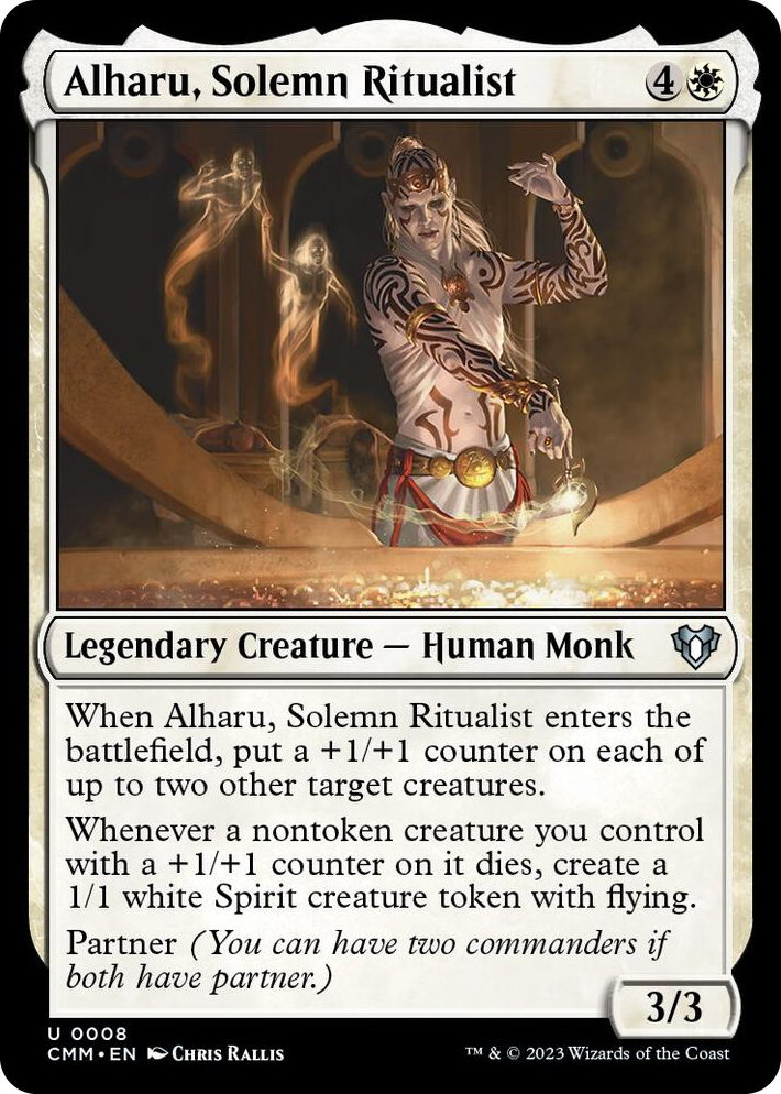 0008 Alharu, Solemn Ritualist U Commander Masters