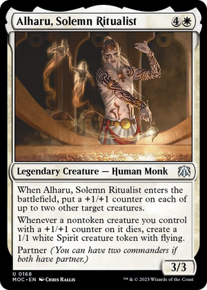 0168 Alharu, Solemn Ritualist U Commander: March of the Machine