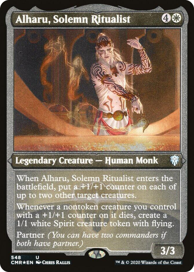 0548 Alharu, Solemn Ritualist (Foil Etched) U Commander Legends