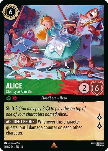 0104 Alice - Clumsy as Can Be Rare Reign of Jafar
