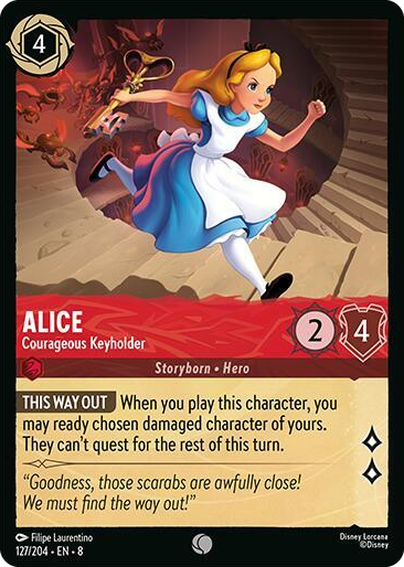 0127 Alice - Courageous Keyholder Common Reign of Jafar