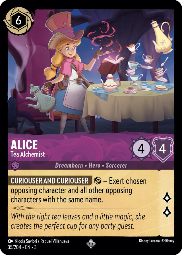 0035 Alice - Tea Alchemist Super Rare Into the Inklands