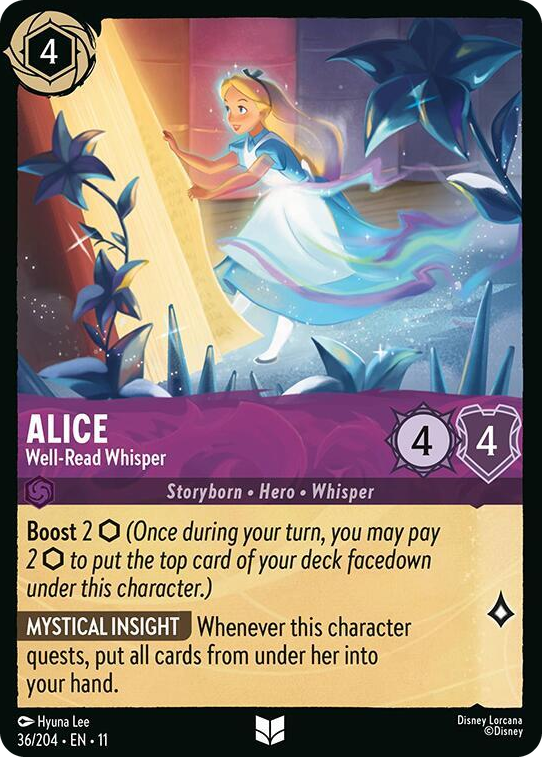 0036 Alice - Well-Read Whisper Uncommon Winterspell