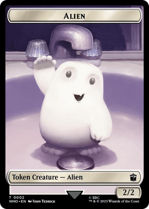 0002 Alien // Osgood, Operation Double Double-Sided Token T Universes Beyond: Doctor Who