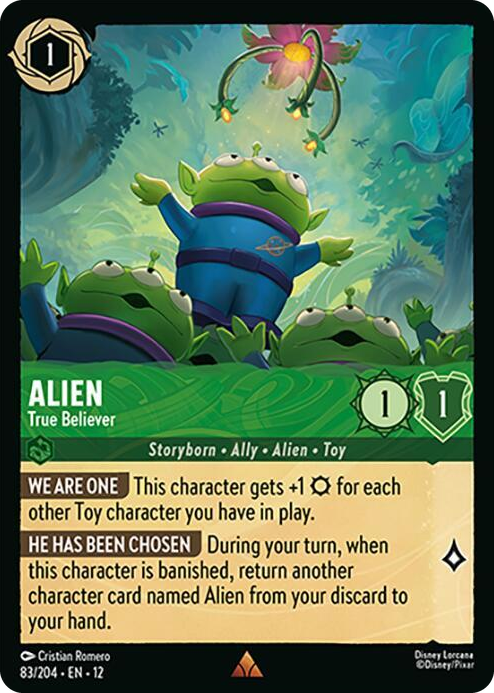 0083 Alien - True Believer Rare Wilds Unknown