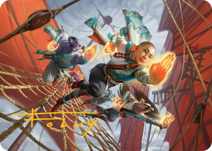 0052 Aligned Heart Art Card (52/54) (Gold-Stamped Signature) S Art Series: Tarkir: Dragonstorm