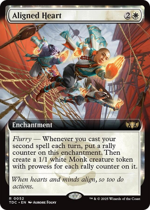 0052 Aligned Heart (Extended Art) R Commander: Tarkir: Dragonstorm