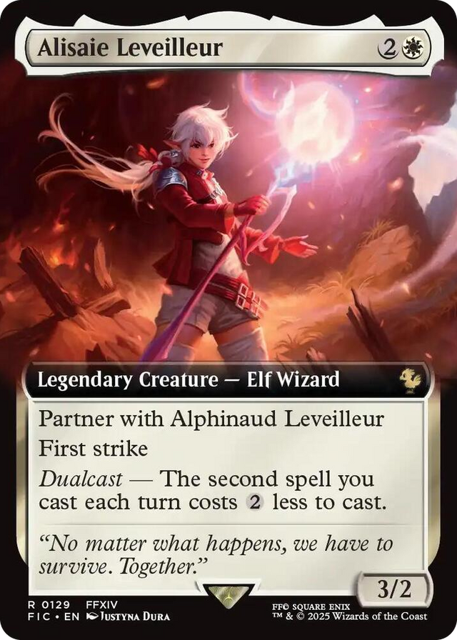 0129 Alisaie Leveilleur (Extended Art) R Commander: FINAL FANTASY
