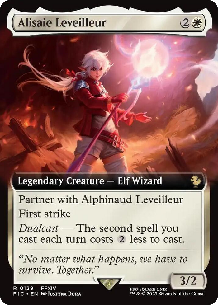 Alisaie Leveilleur (Extended Art) #129 R - Commander: FINAL FANTASY Pokemon card
