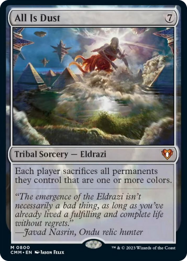 0800 All Is Dust M Commander Masters