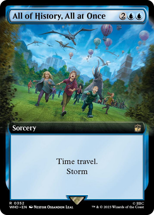 0352 All of History, All at Once (Extended Art) R Universes Beyond: Doctor Who