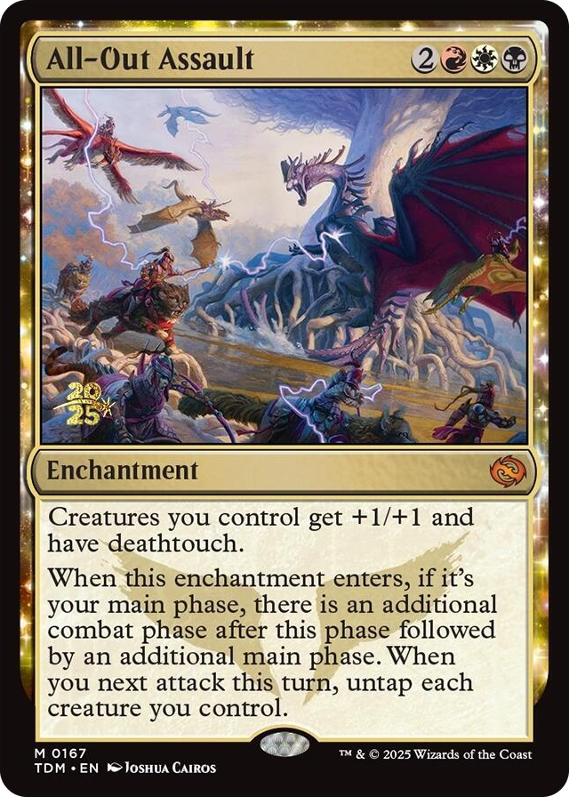 0167 All-Out Assault M Prerelease Cards