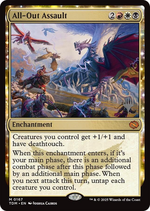 0167 All-Out Assault M Promo Pack: Tarkir: Dragonstorm