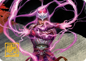 0043 All-Out Assault Art Card (43/54) (Gold-Stamped Signature) S Art Series: Tarkir: Dragonstorm