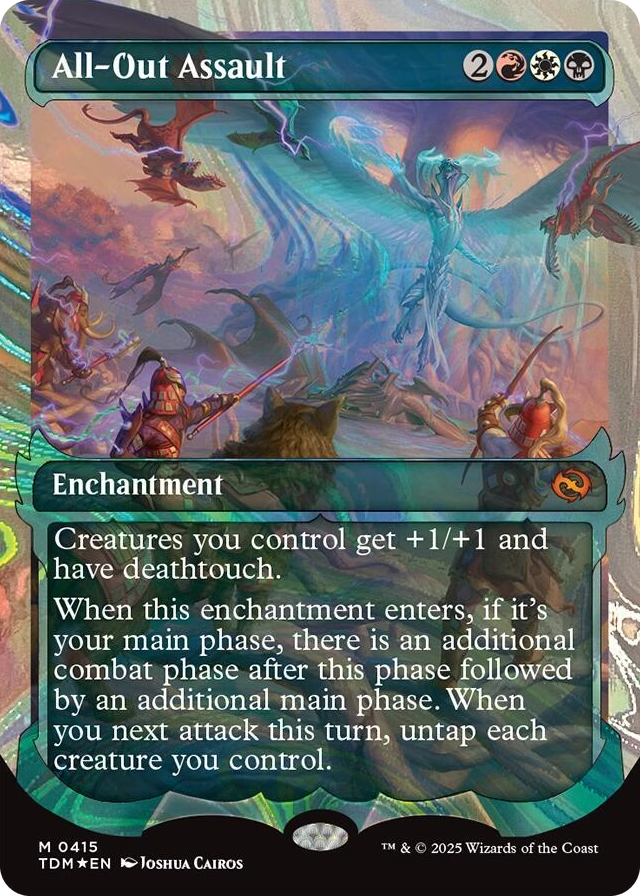 0415 All-Out Assault (Showcase) (Halo Foil) M Dragonstorm