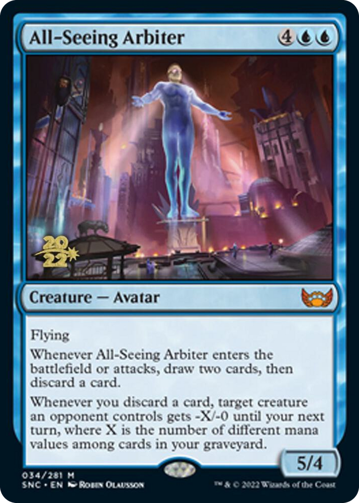 All-Seeing Arbiter #34 M - Prerelease Cards Pokemon card