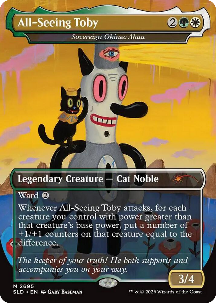 All-Seeing Toby - Sovereign Okinec Ahau #2695 M - Secret Lair Drop Series Pokemon card