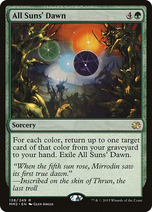 0138 All Suns' Dawn R Modern Masters 2015
