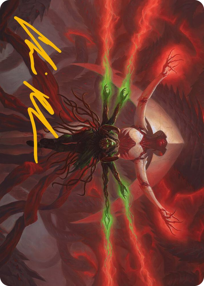 All Will Be One Art Card (Gold-Stamped Signature) #25 S - Art Series: Phyrexia: All Will Be One Pokemon card